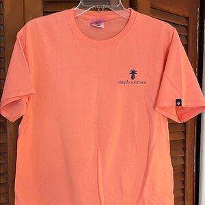 Simply Southern Coral Tee